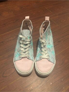 Stitch & Angel High-Top Sneakers